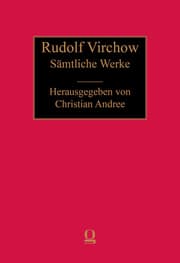 Cover von Rudolf Virchow. Sämtliche Werke