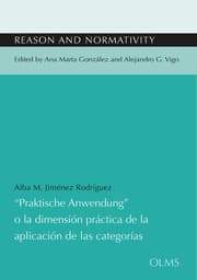 Cover von Praktische Anwendung o la dimensión práctica de la aplicación de las categorías