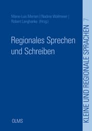 Cover von Regionales Sprechen und Schreiben