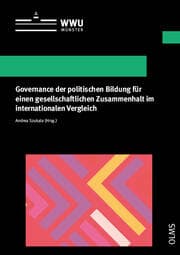 Cover von Governance der politischen Bildung für einen gesellschaftlichen Zusammenhalt im internationalen Vergleich