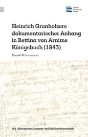 Cover von Heinrich Grunholzers dokumentarischer Anhang in Bettina von Arnims Königsbuch (1843)