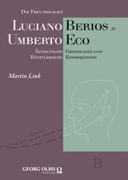 Cover von Die Freundschaft Luciano Berios zu Umberto Eco