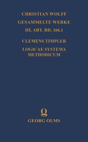Cover von Logicae systema methodicum