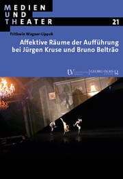 Cover von Affektive Räume der Aufführung bei Jürgen Kruse und Bruno Beltrao