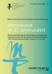 Cover von Stimmkunst im 21. Jahrhundert