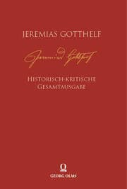 Cover von Jeremias Gotthelf: Historisch-kritische Gesamtausgabe (HKG)