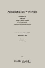Cover von Niedersächsisches Wörterbuch