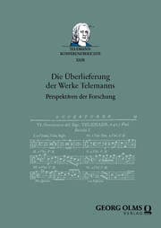 Cover von Die Überlieferung der Werke Telemanns