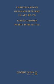 Cover von Samuel Grosser: Pharus intellectus sive logica electiva methodo neo-veterum praeceptis
