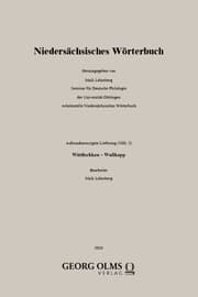 Cover von Niedersächsisches Wörterbuch