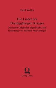 Cover von Die Lieder des Dreißigjährigen Krieges