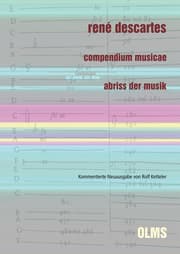 Cover von René Descartes: Compendium musicae. Abriss der Musik