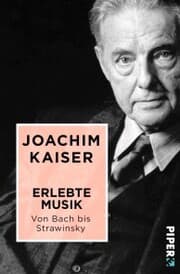 Cover von Erlebte Musik. Von Bach bis Strawinsky