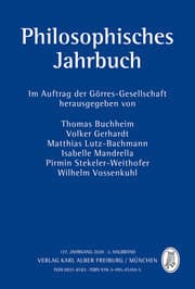 Cover von Philosophisches Jahrbuch