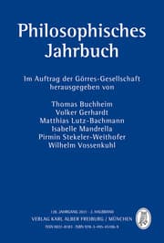 Cover von Philosophisches Jahrbuch 2/2021