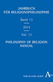Cover von Jahrbuch für Religionsphilosophie Band 13 - Philosophy of Religion Annual Volume 13