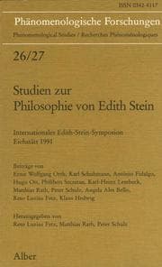 Cover von Studien zur Philosophie von Edith Stein