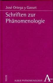 Cover von Schriften zur Phänomenologie