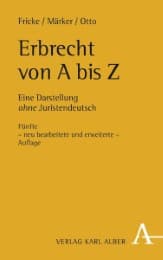 Cover von Erbrecht von A bis Z