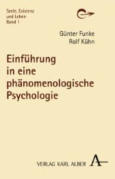 Cover von Einführung in eine phänomenologische Psychologie