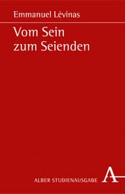 Cover von Vom Sein zum Seienden
