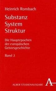 Cover von Substanz, System, Struktur
