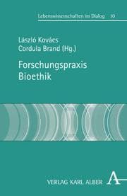 Cover von Forschungspraxis Bioethik