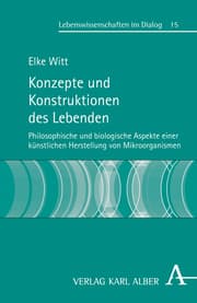 Cover von Konzepte und Konstruktuionen des Lebenden