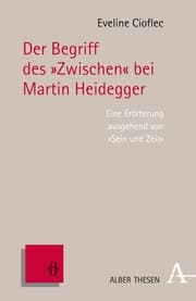 Cover von Der Begriff des 'Zwischen' bei Martin Heidegger