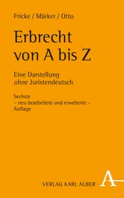 Cover von Erbrecht von A bis Z