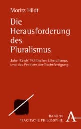 Cover von Die Herausforderung des Pluralismus