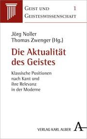 Cover von Die Aktualität des Geistes