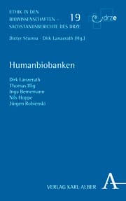 Cover von Humanbiobanken