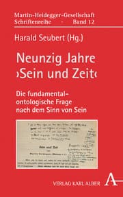 Cover von Neunzig Jahre Sein und Zeit