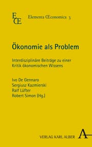 Cover von Ökonomie als Problem