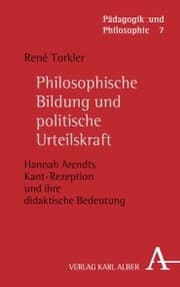 Cover von Philosophische Bildung und politische Urteilskraft