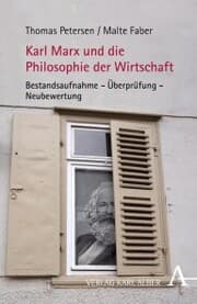Cover von Karl Marx und die Philosophie der Wirtschaft