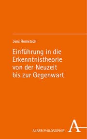 Cover von Einführung in die Erkenntnistheorie von der Neuzeit bis zur Gegenwart