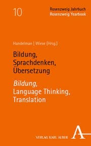 Cover von Bildung, Sprachdenken, Übersetzung - Bildung, Language Thinking, Translation