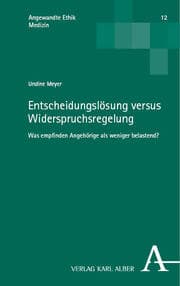Cover von Entscheidungslösung versus Widerspruchsregelung