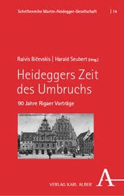 Cover von Heideggers Zeit des Umbruchs