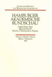 Cover von Hamburger Akademische Rundschau