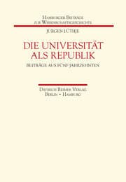Cover von Die Universität als Republik