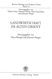 Cover von Landwirtschaft im Alten Orient