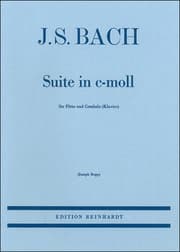 Cover von Suite in c-moll für Flöte und Cembalo (Klavier)