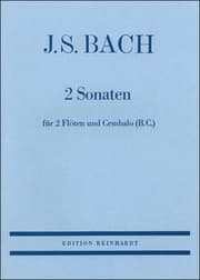 Cover von 2 Sonaten für 2 Flöten und Cembalo (B. C.)