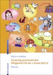Cover von Screening grammatischer Fähigkeiten für die 2. Klasse (SGF 2) - Manual