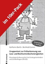 Cover von Gruppentest zur Früherkennung von Lese- und Rechtschreibschwierigkeiten