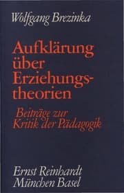 Cover von Aufklärung über Erziehungstheorien