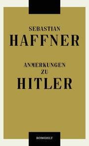 Cover von Anmerkungen zu Hitler